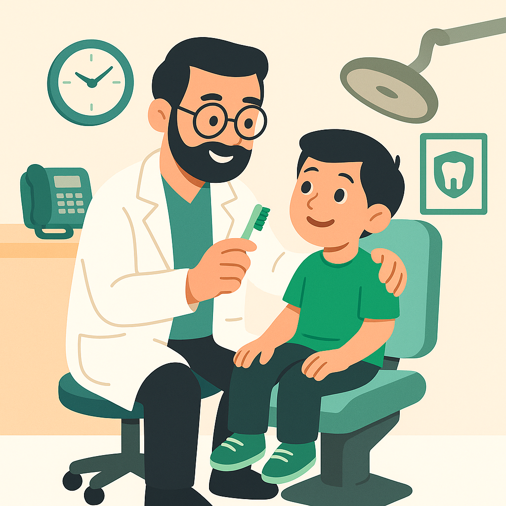 Founder and his dad, a dentist